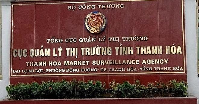 Cục quản lý thị trường tỉnh Thanh Hóa. 
