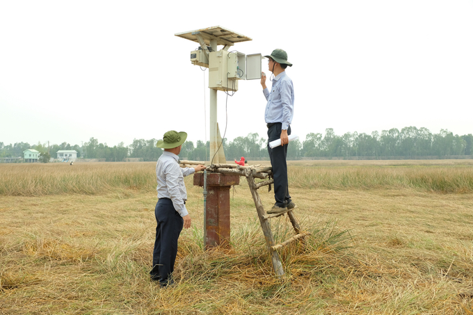 AI/IoT-powered dashboard for environmental management at Tram Chim National Park. Photo: Quynh Chi.