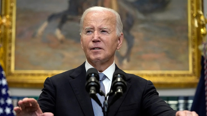 Tổng thống Mỹ Joe Biden phát biểu tại Nhà Trắng hôm 14/7. Ảnh: AP.