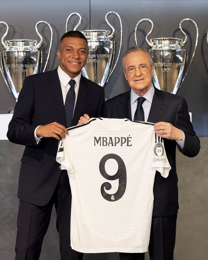 Kylian Mbappé đã là cầu thủ của Real Madrid. 