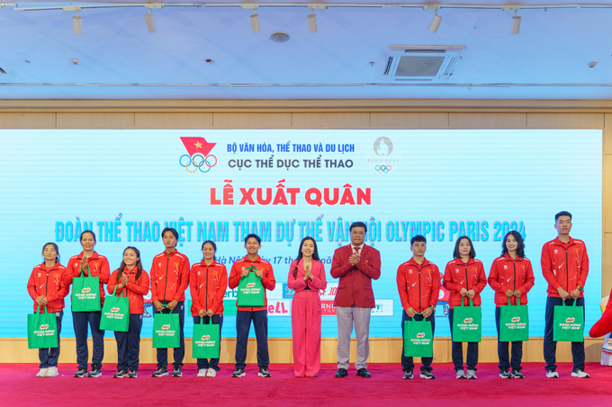 Lễ xuất quân Đoàn Thể thao Việt Nam tham dự Olympic Paris 2024.