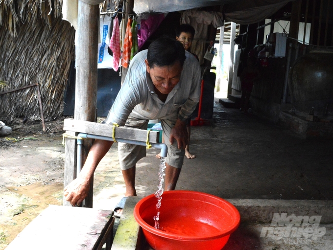 Thu gom nước mưa từ các sườn núi và bổ cập vào hệ thống nước ngầm để khai thác sử dụng. Ảnh: Trung Chánh.