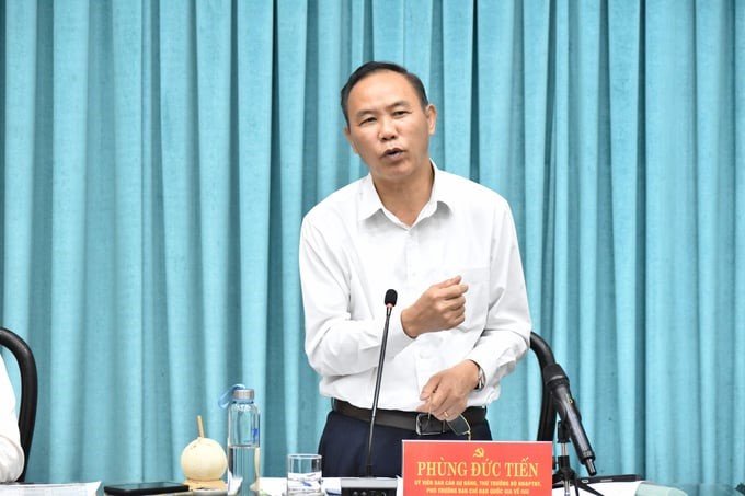 Deputy Minister Phung Duc Tien requested Ben Tre review all fishing vessels. Photo: Minh Dam.