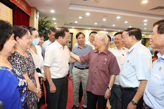 General Secretary Nguyen Phu Trong fulfilled the aspirations of the entire nation to help the country take off with the times. Photo: Archive.