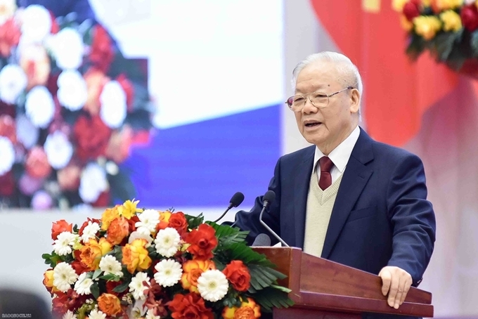 General Secretary Nguyen Phu Trong is an outstanding leader who devoted his life to the country and people. Photo: Archive.