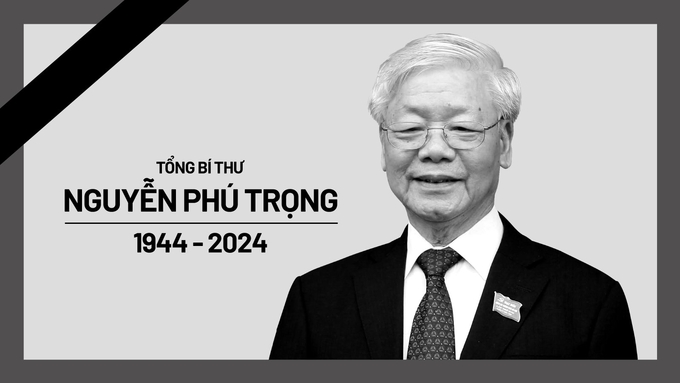 Lễ viếng Tổng Bí thư Nguyễn Phú Trọng diễn ra từ 7-22 giờ ngày thứ 5 (25/7), và từ 7-12 giờ 30 ngày thứ 6 (26/7). Lễ truy điệu sẽ diễn ra lúc 13 giờ ngày 26/7.