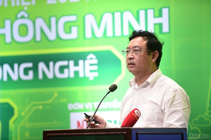 Pham Hong Quat, General Director of the Department of Market Development and Business Science and Technology at the Ministry of Science and Technology. Photo: QT.