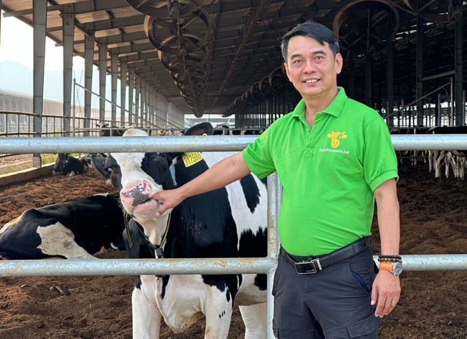 Ông Nguyễn Thiện Hoàng, người sáng lập Công ty TNHH Dairy Việt Nam. Ảnh: Hải Nam.