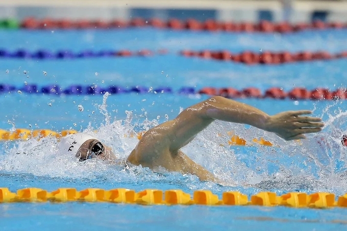 Huy Hoàng đã bơi không hiệu quả nên xếp hạng 28 tại Olympic Paris 2024 trong nội dung 800m tự do.