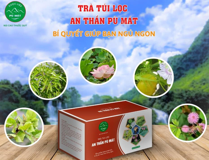 Các sản phẩm đặc trưng của Công ty CP dược liệu Pù Mát được thị trường đón nhận. Ảnh: An Nhiên. 