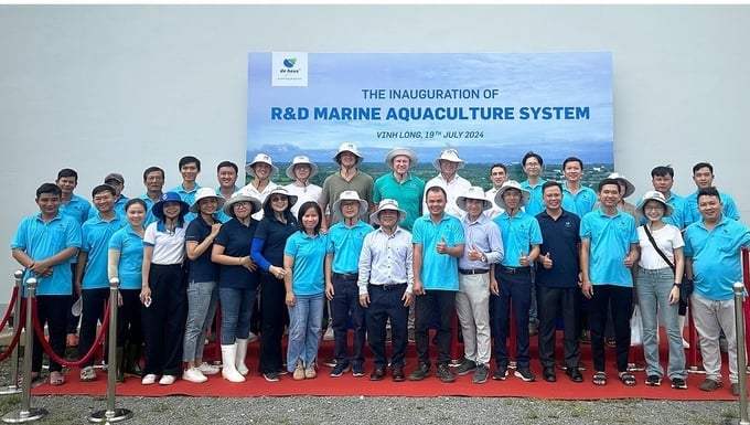 De Heus Vietnam invests in a saltwater experimental area in Vinh Long. Photo: De Heus.