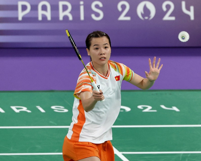 Nguyễn Thùy Linh thua đáng tiếc tại Olympic Paris 2024. Ảnh: AFP