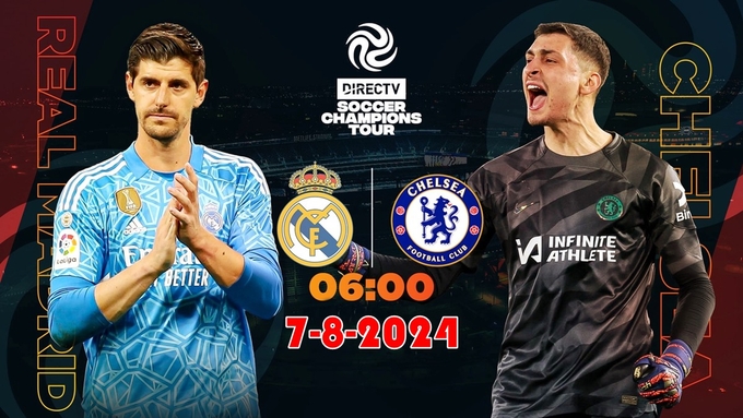 Trực tiếp bóng đá Giao hữu quốc tế giữa Real Madrid vs Chelsea hôm nay 7/8/2024