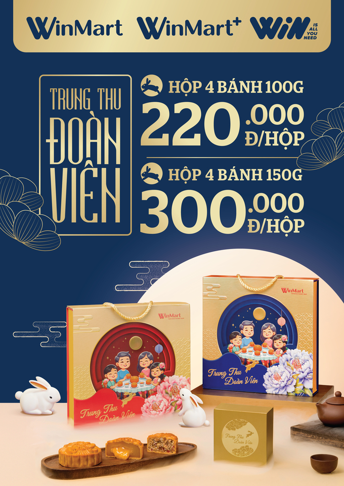 Ra mắt thị trường bánh trung thu WinMart 2024.