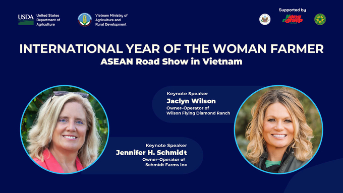 The program brings two outstanding women farmers from the United States to Vietnam and Indonesia to meet with women in the agricultural sector.