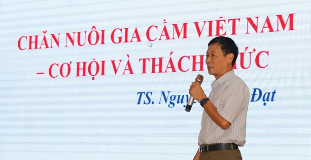 Tiến sĩ Nguyễn Quốc Đạt, Phó Chủ tịch Hội Chăn nuôi Việt Nam. Ảnh: Minh Đảm.