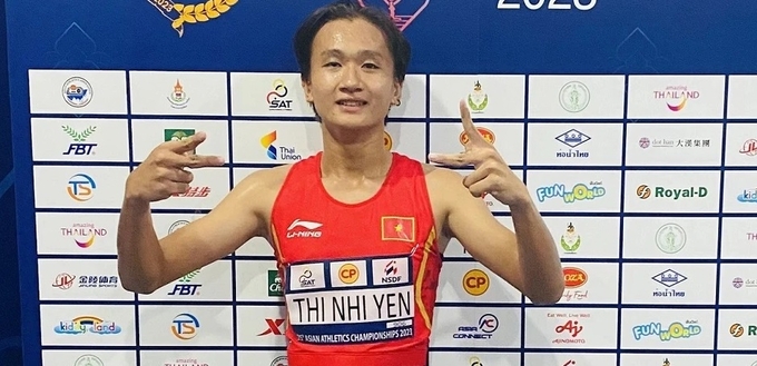 Trần Thị Nhi Yến có mặt ở Kon Tum để thi đấu giải vô địch trẻ quốc gia 2024.