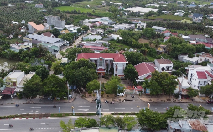 Xã Thành Hải (TP Phan Rang-Tháp Chàm, Ninh Thuận) phấn đấu trong năm 2024 đạt chuẩn xã nông thôn kiểu mẫu. Ảnh: PC.