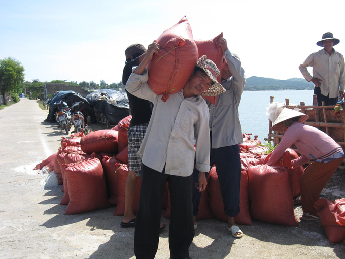 Những con đường tiêu thụ muối từ Sa Huỳnh tới tận các vùng miền núi phía tây xa xôi ngày nay vẫn còn duy trì. Ảnh: Võ Thanh Kỳ.