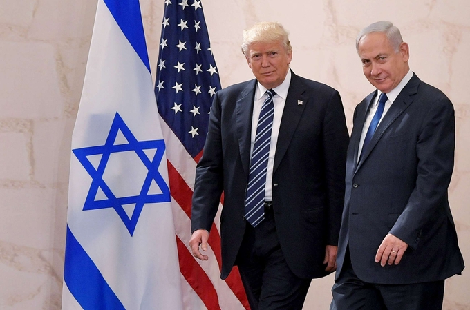 Cựu Tổng thống Mỹ Donald Trump và Thủ tướng Israel Benjamin Netanyahu. Ảnh: ABC News.