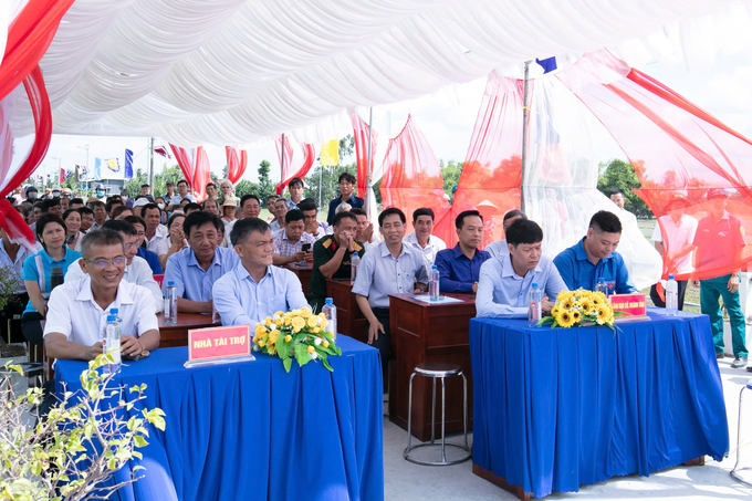 Toàn cảnh buổi lễ khánh thành tại tỉnh Đồng Tháp.