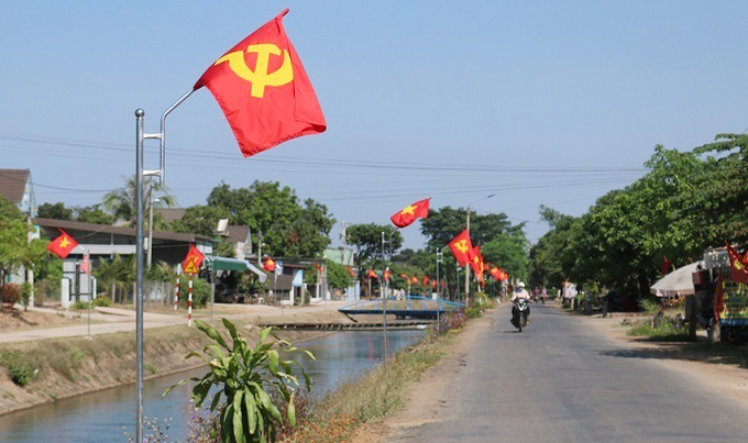 Xã Ea Bung thay da đổi thịt nhờ chương trình Nông thôn mới. Ảnh: Quang Yên.