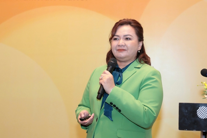 Ms. Rungphech (Rose) Chitanuwat, Regional Portfolio Director - ASEAN, Informa Markets, stated that agriculture in general and livestock in particular are the foundation and contribute an important part to Vietnam's GDP. Photo: Hong Tham.