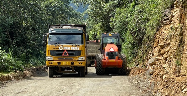 Một dự án do Công ty Hoàng Nguyên triển khai. Ảnh: Đinh Đại.