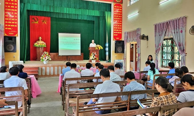 The training program drew significant interest from the residents of Yen Cuong Commune, Yen District. Photo: Bao Thang.