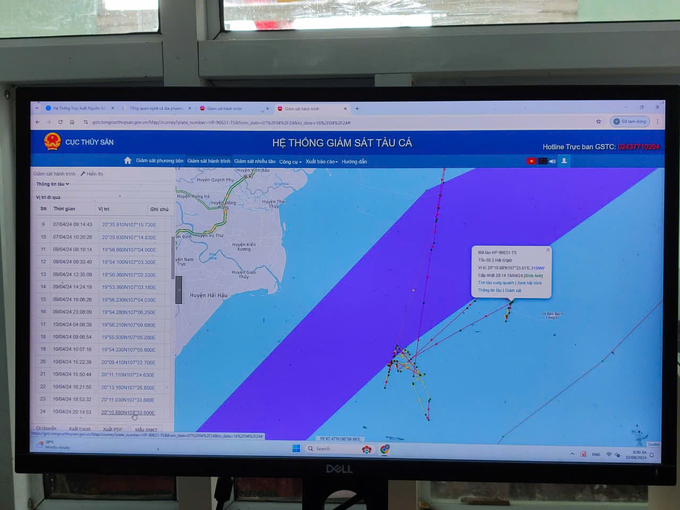 Quảng Ninh có 4.247 tàu cá trên 6m đã được cập nhật dữ liệu trên Vnfishbase, đạt 100%. Ảnh: Nguyễn Thành.