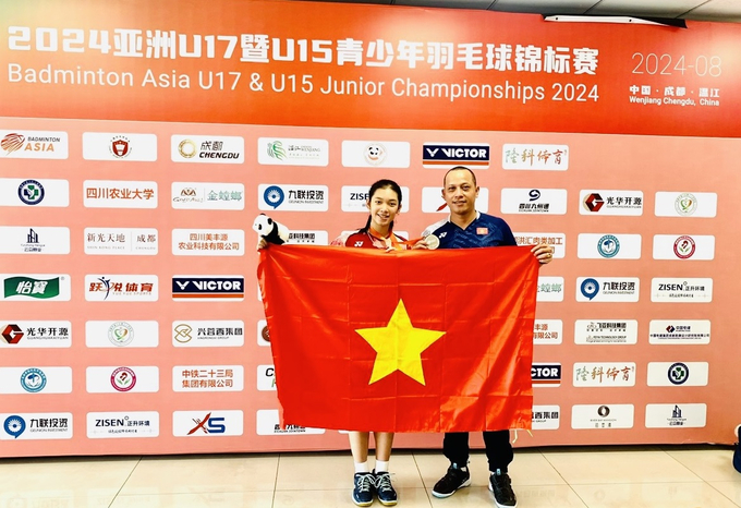 Thu Huyền đã thi đấu xuất sắc tại giải vô địch trẻ châu Á 2024 trong nhóm tuổi U15.