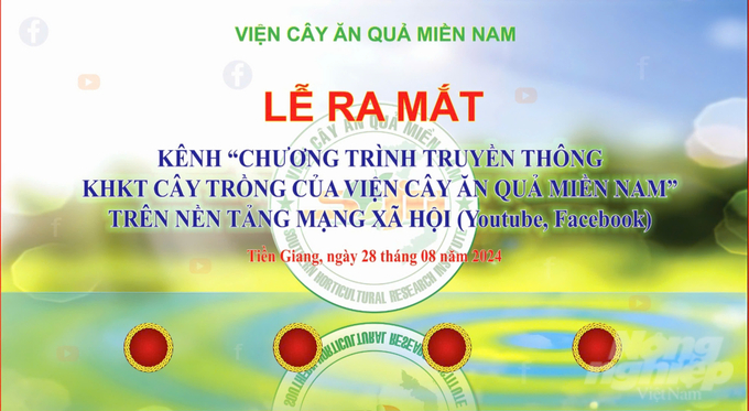 Sofri ra mắt Chương trình truyền thông khoa học kỹ thuật cây trồng. Ảnh: Sofri.  