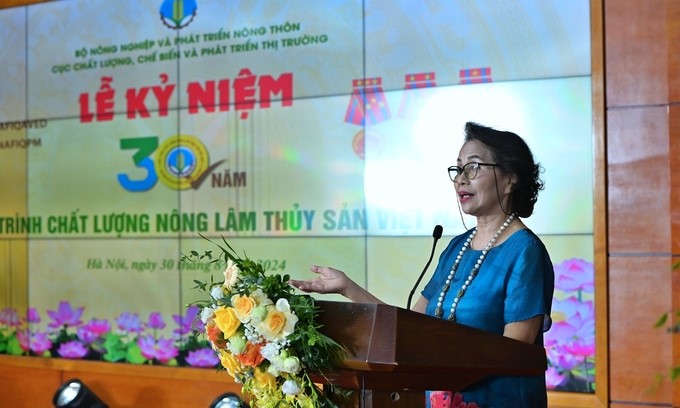 Former Deputy Minister of Fisheries Nguyen Thi Hong Minh. Photo: Tung Dinh.