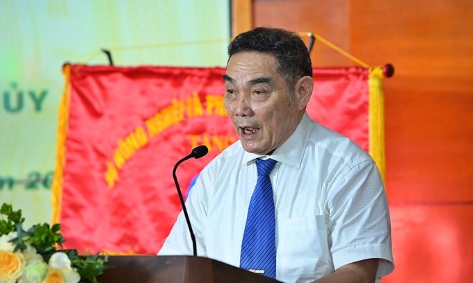 Mr. Nguyen Tu Cuong, former Director of NAFIQACEN, then Director of NAFIQAD. Photo: Tung Dinh.