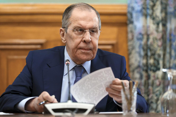 Ngoại trưởng Nga Sergei Lavrov. Ảnh: Bộ Ngoại giao Nga.