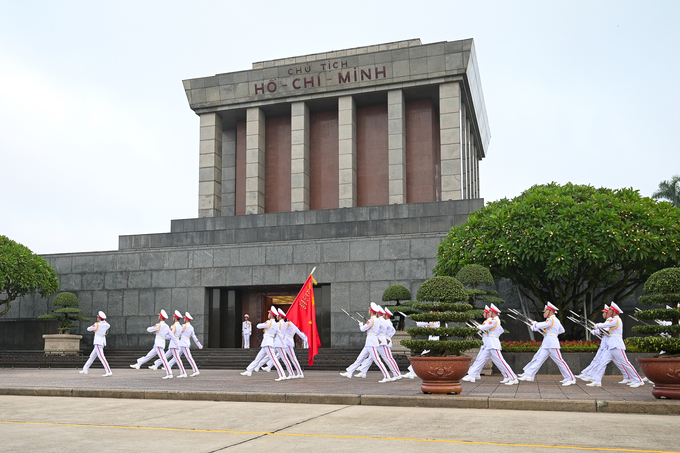 Khu di tích Lăng Chủ tịch Hồ Chí Minh là một trong những điểm đến hấp dẫn dịp Quốc khánh. Ảnh: Tùng Đinh.