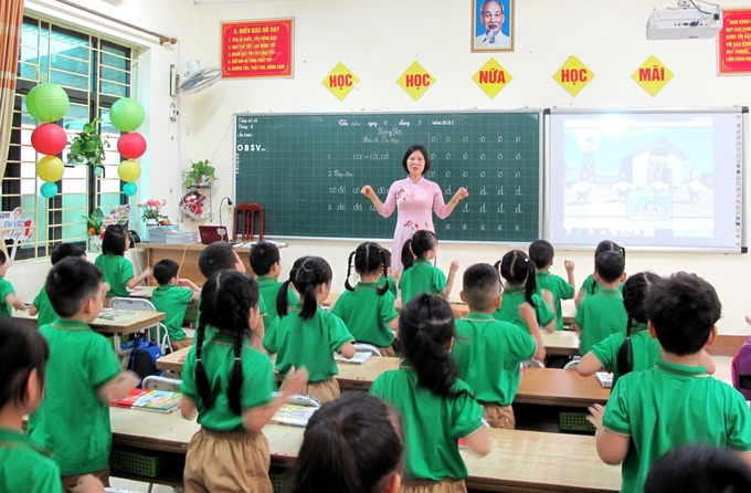 Tổng số cán bộ quản lý, giáo viên, nhân viên toàn ngành giáo dục Thái Nguyên là gần 26.000 người. Ảnh: Thu Hằng.