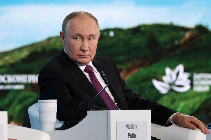 Tổng thống Nga Vladimir Putin tại Diễn đàn Kinh tế Phương Đông tại Vladivostok, Nga ngày 5/9. Ảnh: Reuters.