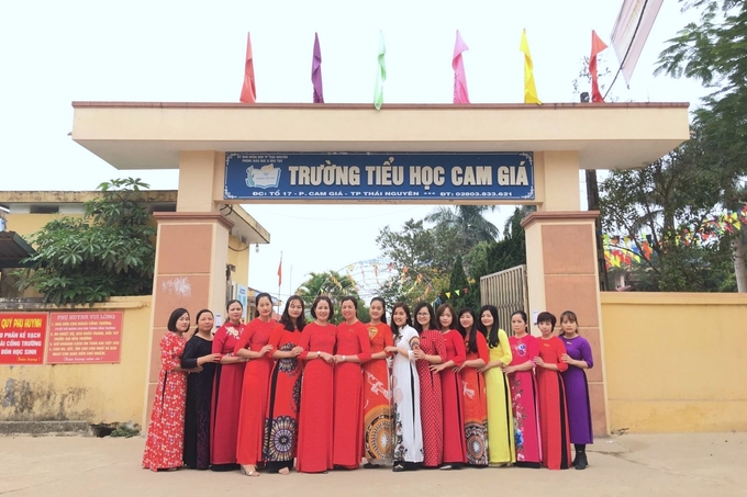 Các trường học trên địa bàn tỉnh Thái Nguyên sẽ đồng loạt tổ chức lễ khai giảng năm học mới vào sáng 5/9. Ảnh: Trường Tiểu học Cam Giá.