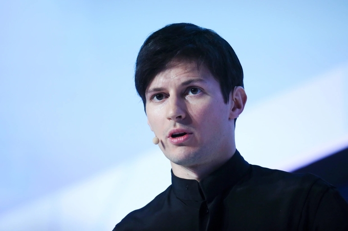 Pavel Durov, CEO của Telegram, phát biểu tại Mobile World Congress ở Barcelona vào hồi tháng 2/2016. Ảnh: Bloomberg.