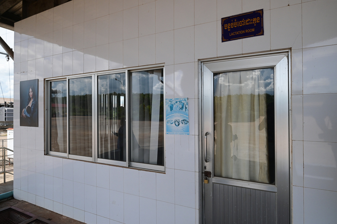 The company has set up a room for breastfeeding mothers at the factory. Photo: Tung Dinh.