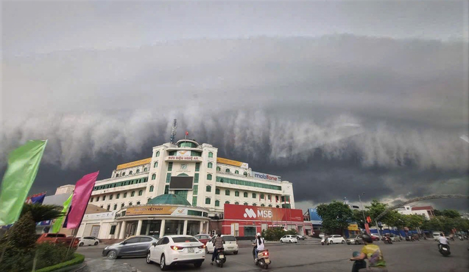 Đây là dấu hiệu cho thấy bão Yagi hoàn toàn có thể gây thiệt hại cho địa bàn Nghệ An. Ảnh: MH.