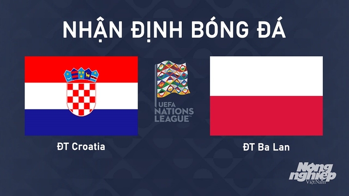 Nhận định bóng đá UEFA Nations League giữa Croatia vs Ba Lan ngày 9/9/2024