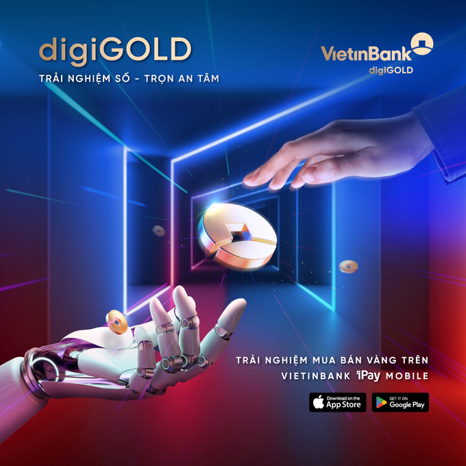 VietinBank và VietinBank Gold & Jewellery (VGJ) chính thức ra mắt tính năng digiGOLD.