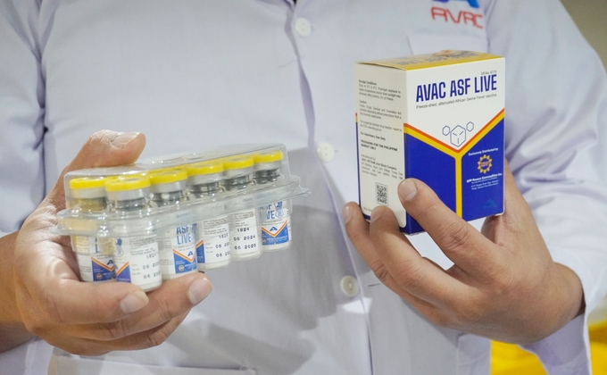 Nguyen Van Diep, CEO of AVAC Vietnam Joint Stock Company, says that Vietnam is proactive in researching and producing ASF vaccines. Photo: Hong Tham.