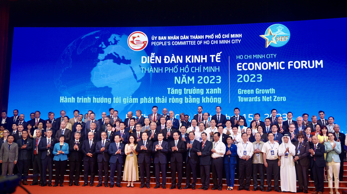 In 2023, the HCMC Economic Forum attracted numerous international delegations. Photo: Nguyen Thuy.