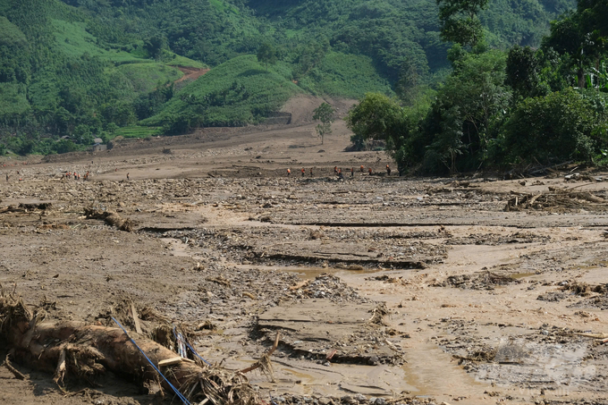 The site of Nu Village on the afternoon of September 12. Photo: Kien Trung.