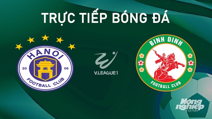 Trực tiếp bóng đá V-League 2024/25 giữa Hà Nội vs Bình Định hôm nay 14/9/2024