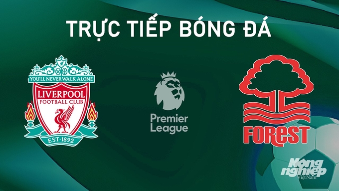 Trực tiếp bóng đá Ngoại hạng Anh giữa Liverpool vs Nottingham Forest hôm nay 14/9/2024