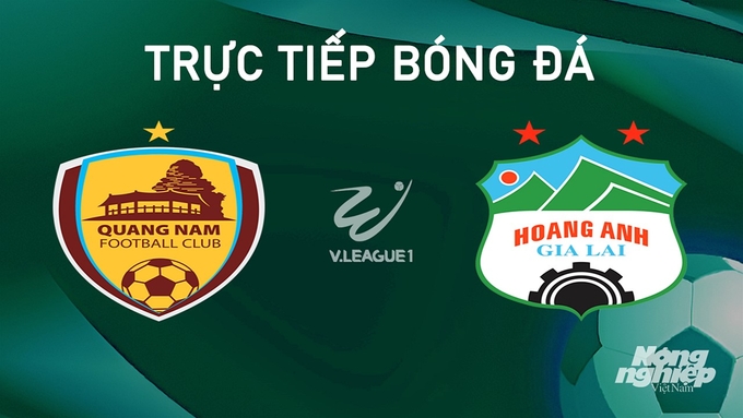 Trực tiếp bóng đá V-League 2024/25 giữa Quảng Nam vs HAGL hôm nay 15/9/2024